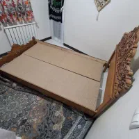 تخت تک نفره چوب گردو