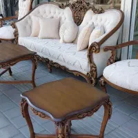 مبل کلاسیک چپندر مدل استیل طرح ترک
