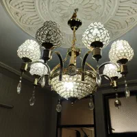 لوستر پذیرایی ۱۰شعله +لوستر ۳شعله آناناسی