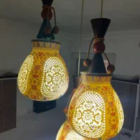 ۲عدد لوستر سه شاخه با مدلهای متفاوت