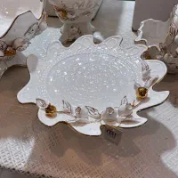 سرویس پذیرایی چینی ۴تیکه|ظروف سرو و پذیرایی|گرگان, |دیوار