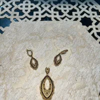 طلا در حد نو|جواهرات|بافت, |دیوار