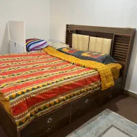 تخت دونفره تشک میز ارایش  پاتختی|تخت و سرویس خواب|رشت, دیانتی|دیوار