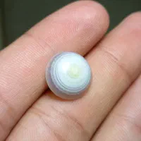 نگین تک چشم پرگاری سفید بااصالت