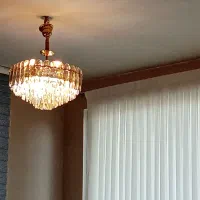 لوستر کریستال کاملا سالم زیر قیمت|لوستر و چراغ آویز|چهارباغ, |دیوار