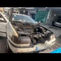 سمند موتور اتیش گرقته