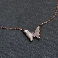 گردنبند نقره آبکاری طلا