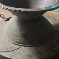 ظرف مسی دست ساز قدیمی|کلکسیون اشیاء عتیقه|رشت, انصاری|دیوار