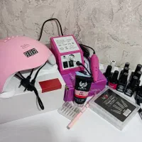 پک لوازم کاشت ناخن،یووی ناخن،سوهان برقی