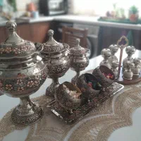 سرویس ادویه، شکلات خوری ، سرویس مسی