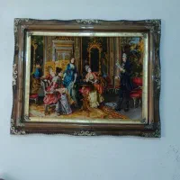 تابلو فرش شاعر جوان دست بافت