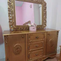 تخت خواب و میز آرایش|تخت و سرویس خواب|رشت, خمیران زاهدان|دیوار