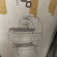 گهواره کنار تخت مادر کاملا نو و سالم|اسباب و اثاث بچه|کرج, جهان‌شهر|دیوار