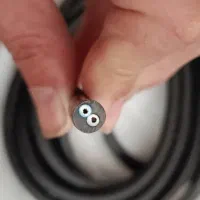 ده متر کابل دو نخ مس