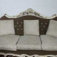 مبل ۷ نفره  دست دو با سه تا میز