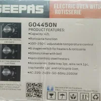 مایکروفر جیپاس ۴۲ لیتری درجه یک زیر قیمت بازار|اجاق گاز و لوازم برقی پختوپز|بندر کنگان, |دیوار