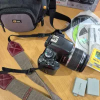 دوربین کنون 450d با لنز 55 18|دوربین عکاسی و فیلمبرداری|بندر انزلی, عباس آباد|دیوار