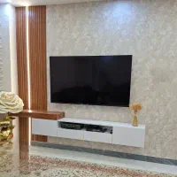 میزتلویزیون دیواری کد۱۱۸۰،شلف،باکس آماده تحویل