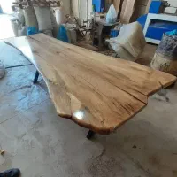 انواع میز ناهار خوری، تلویزیون و...اسلب چوبی رستیک