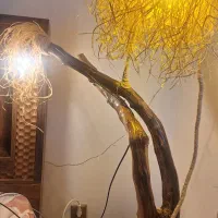 آباژور چوبی دست ساز