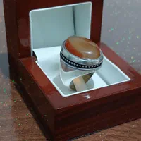 انگشترعقیق یمن رکاب دست ساز