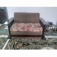 مبل ۳ نفره نقلی و سالم با نشیمن سرحال|مبلمان خانگی و میز عسلی|محمدیه-قزوین, |دیوار