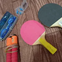 دسته پینگ پونگ، طناب ، عینک شنا