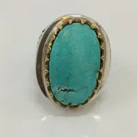 انگشتر نقره فیروزه اصلی|جواهرات|گرگان, |دیوار