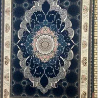 فرش صفاریان طرح شهناز زمینه سرمه‌ایی ۱۲۰۰شانه|فرش|شیراز, عادل آباد|دیوار