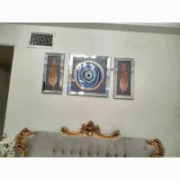 تابلو بزرگ س تیکه نو سالم|تابلو، نقاشی، عکس|بومهن, |دیوار