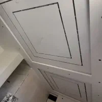 نقاشی کناف دیوار و دب و پنجره