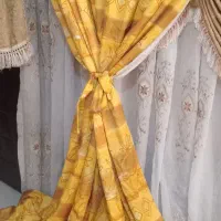 پرده آماده عرض ۳ متر طول ۲/۵