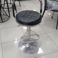 صندلی اپن طرح کانتر کف گرد چرمی