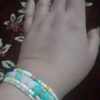 ست دستبند رنگ ثابت وگوشواره رنگ ثابت باهم ۲۵۰