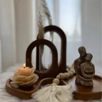 کار شمع و سنگ مصنوعی