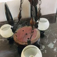 لوستر چوبی|لوستر و چراغ آویز|تهران, تهرانپارس شرقی|دیوار