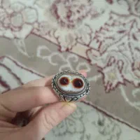 انگشتر نقره باباقوری مردانه