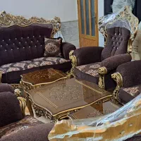 فروش فوری مبل استیل ومبل سلطنتی وغذاخوری۶نفره