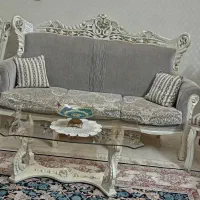 مبل استیل ۹نفره کارکرده جنس چوب