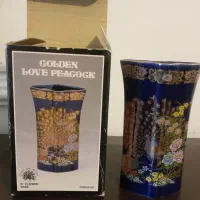 گلدان پاشا باغچه و گلدان ژاپنی زرکوب