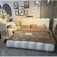 تختخواب سرویس خواب ۲ نفره تخت مدل ترموت تشک ۳۵۵۳