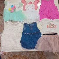 لباس دخترانه در سایز های مختلف نو