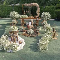 اجاره انواع سفره عقد رستیک وآینه کریستال