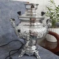 سماور برقی  دو عدد سالم مارک اوین و رنده دستی