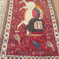 فرش دستبافت شیر و خورشید