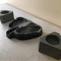 زیر سیگاری بتنی مینیمال طرح خاص