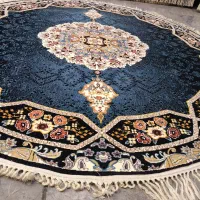 فرش گردآکبندسورمه ای قطر2متر|فرش|تهران, امام حسین|دیوار