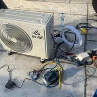 نصب اسپیلت اسپیلیت کولر گازی سرویس عیب یابی برقکار