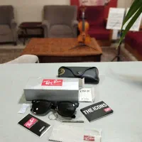 عینک آفتابی ریبن ویفر rayban دودی ری بن پلاریزه|زیورآلات و اکسسوری|تهران, ولنجک|دیوار