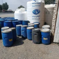 دبه ۱۲۰ لیتری پلاستیکی بشکه درب دار